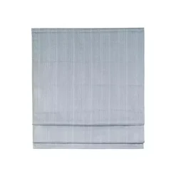 Kirklands Home Basketweave Cordless Roman Shade, 27 in. Blue Hot