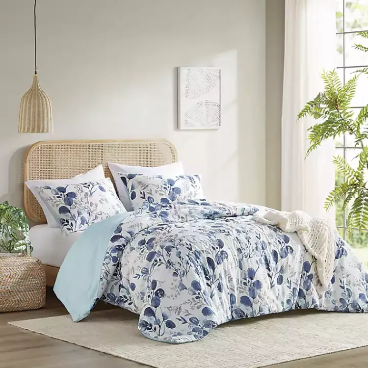 Kirklands Home Blue Botanical 3-pc. King Comforter Set Online