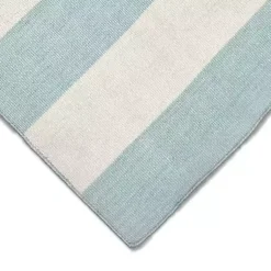 Kirklands Home Blue Cabana Stripe Indoor/Outdoor Area Rug, 7x9 Hot