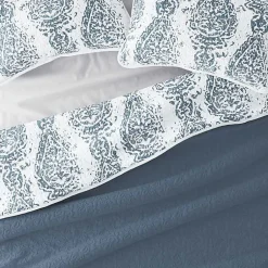 Kirklands Home Blue Damask Reversible 2-pc. Twin Quilt Set Clearance