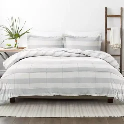 Kirklands Home Blue Faded Stripe 3-pc. King Duvet Cover Set Online