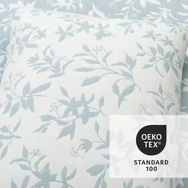 Kirklands Home Blue Floral Reversible 3-pc. King Quilt Set Outlet