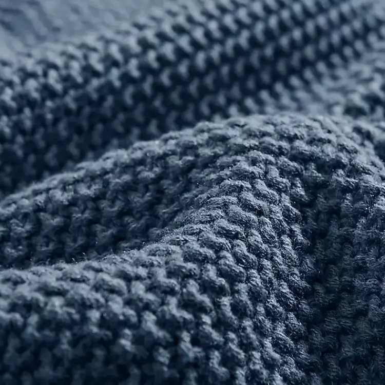 Blankets & Throws>Kirklands Home Full/Queen Rylan Knit Blanket Blue