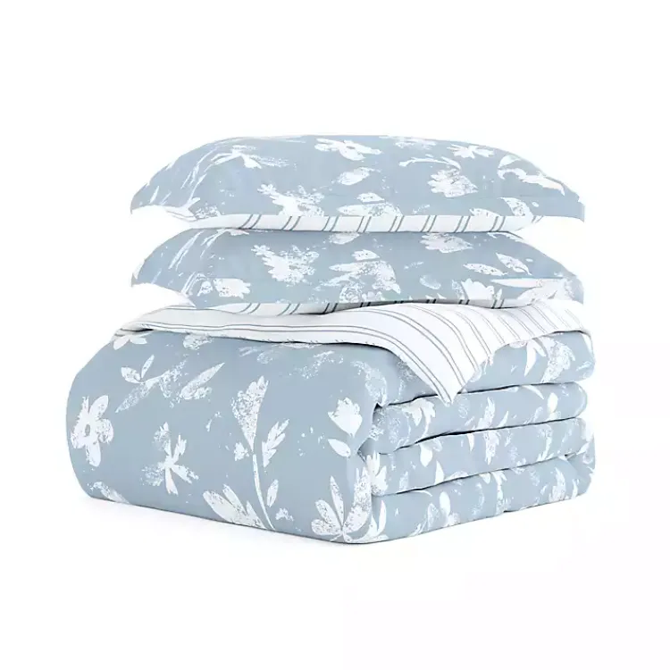 Kirklands Home Blue Garden Farmhouse 3-pc. Twin Duvet Cover Set Clearance