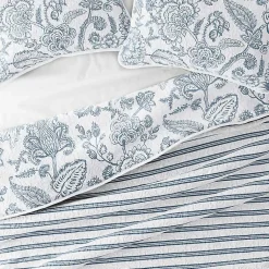 Kirklands Home Blue Jacobean Reversible 2-pc. Twin Quilt Set Best