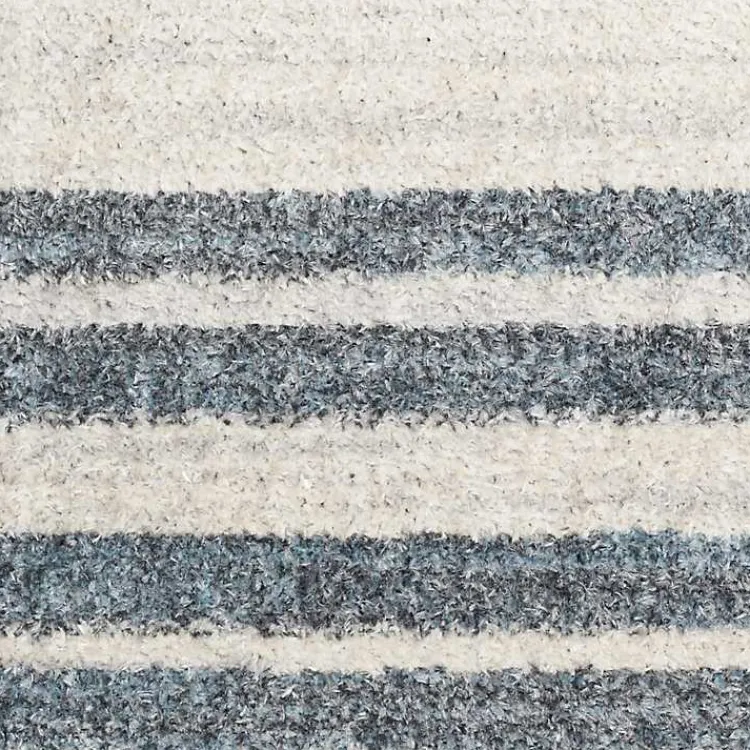 Kirklands Home Blue Linear Sphere Washable Area Rug, 6x9 Outlet