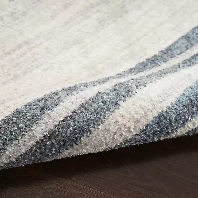 Kirklands Home Blue Linear Sphere Washable Area Rug, 7x10 Discount