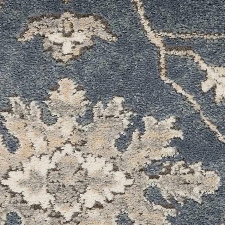 Kirklands Home Blue Lush Vines Accent Rug Hot