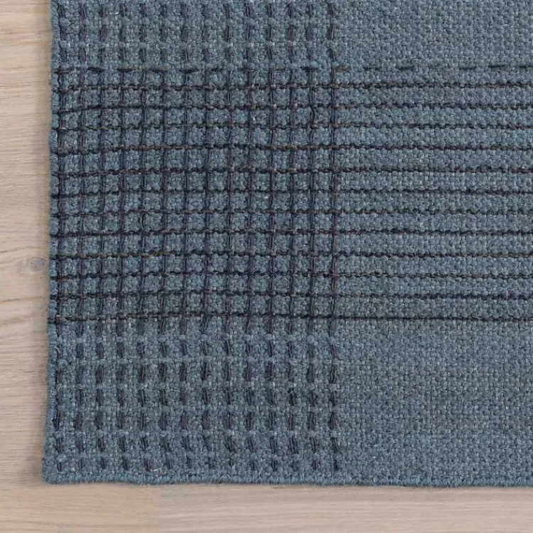 Kirklands Home Plaid Emily Henderson x RugsUSA Area Rug, 6x9 Blue Hot