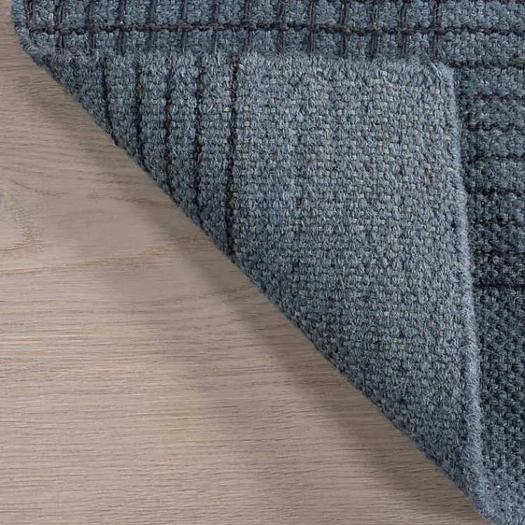 Kirklands Home Plaid Emily Henderson x RugsUSA Area Rug, 6x9 Blue Hot
