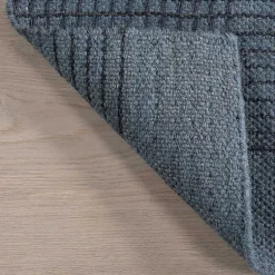 Kirklands Home Plaid Emily Henderson x RugsUSA Area Rug, 3x5 Blue New