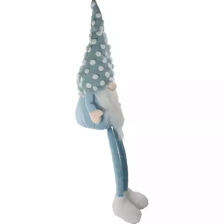 Statues & Figurines>Kirklands Home Blue Polka Dotted Gnome Shelf Sitter
