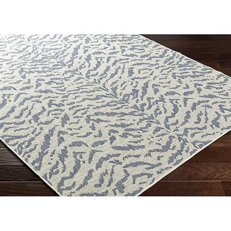 Kirklands Home Blue Ravello Outdoor Rug, 6x9 Online