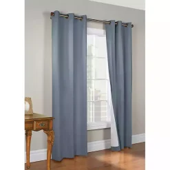 Kirklands Home Room Darkening Curtain Panel Set, 84 in. Blue Best