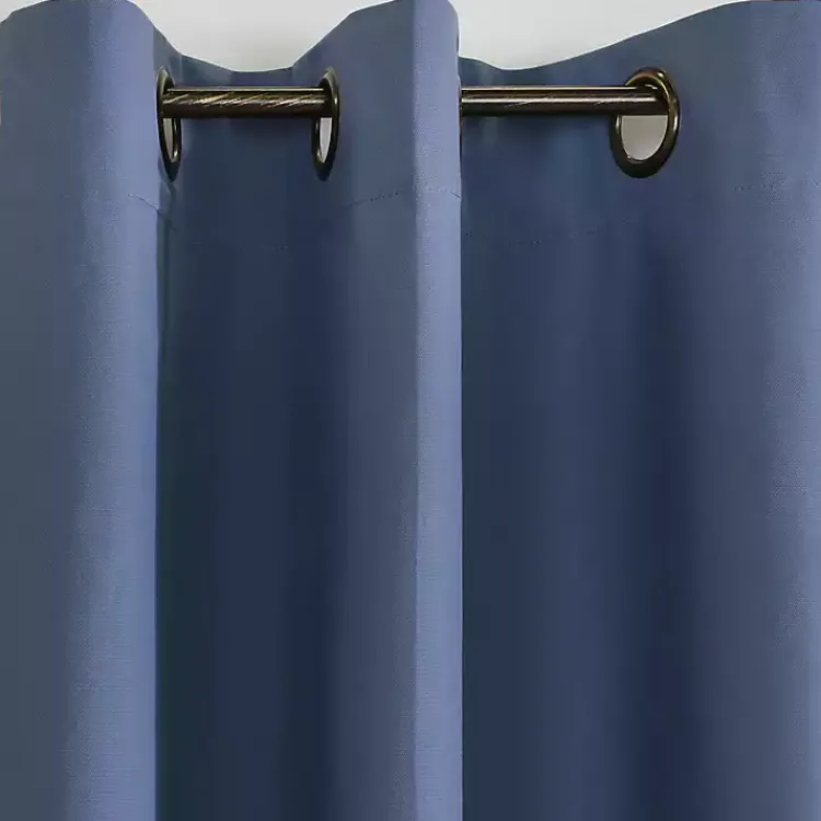 Kirklands Home Room Darkening Curtain Panel Set, 95 in. Blue Clearance