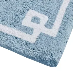 Kirklands Home Blue Simple Trim Cotton Tufted Bath Mat, 30 in. Sale