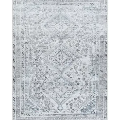 Kirklands Home Traditional Washable Area Rug, 6x9 Blue Online