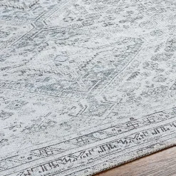 Kirklands Home Traditional Washable Area Rug, 6x9 Blue Online