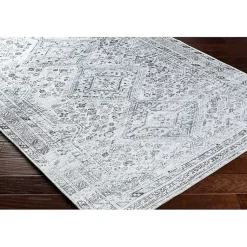 Kirklands Home Traditional Washable Area Rug, 8x12 Blue Clearance