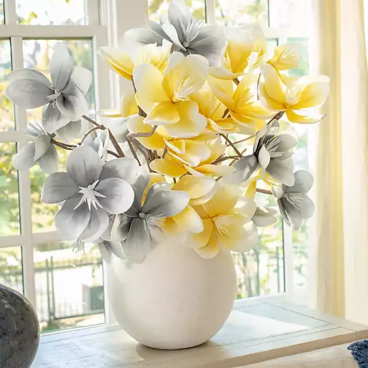 Stems & Bouquets>Kirklands Home Blue-Gray Japanese Magnolia Foam Spray