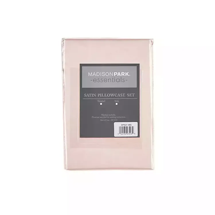 Kirklands Home Blush Satin King 2-pc. Pillow Case Set Pink