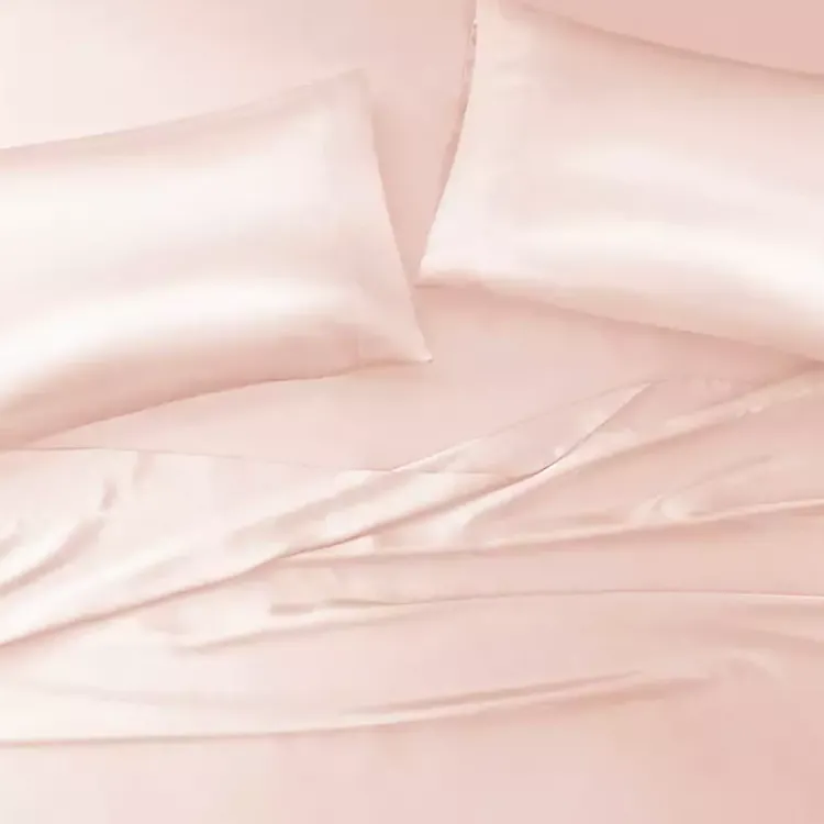 Kirklands Home Blush Satin King 2-pc. Pillow Case Set Pink