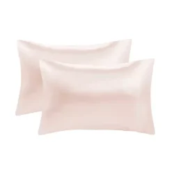 Kirklands Home Blush Satin Standard 2-pc. Pillow Case Set Pink New
