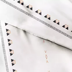 Kirklands Home Bohemian Stripe 2-pc. Twin Duvet Cover Set White