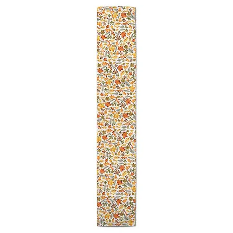 Fall>Kirklands Home Bright Leaves Table Runner, 90 in. Multi
