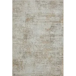 Kirklands Home Brisbane Beige Faded Damask Area Rug, 2x3 Hot