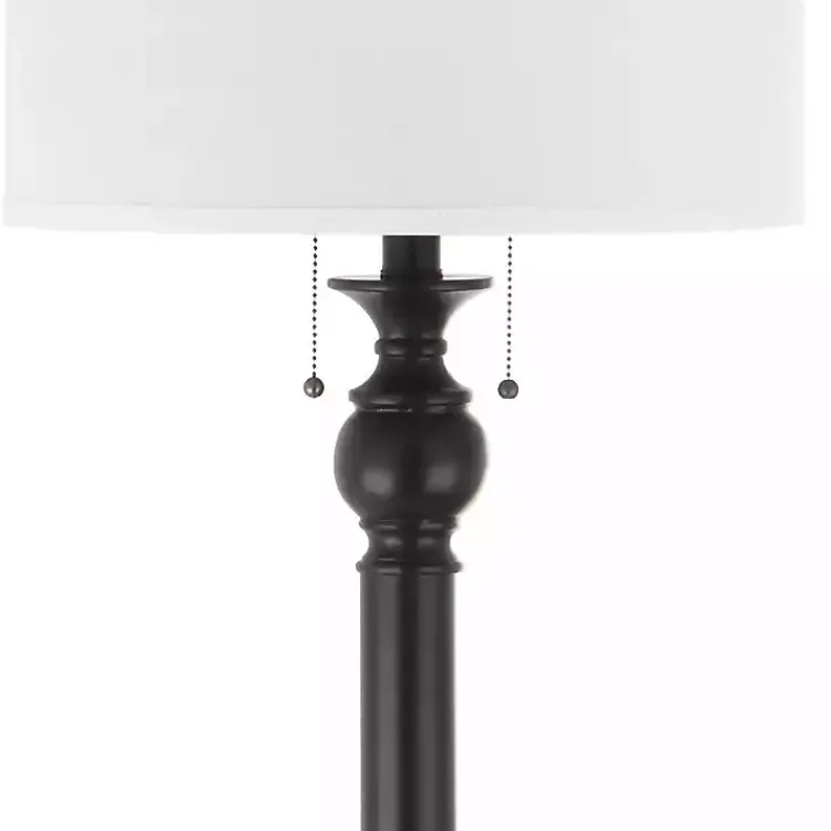 Kirklands Home Bronze Jessie Floor Lamp Ivory Outlet