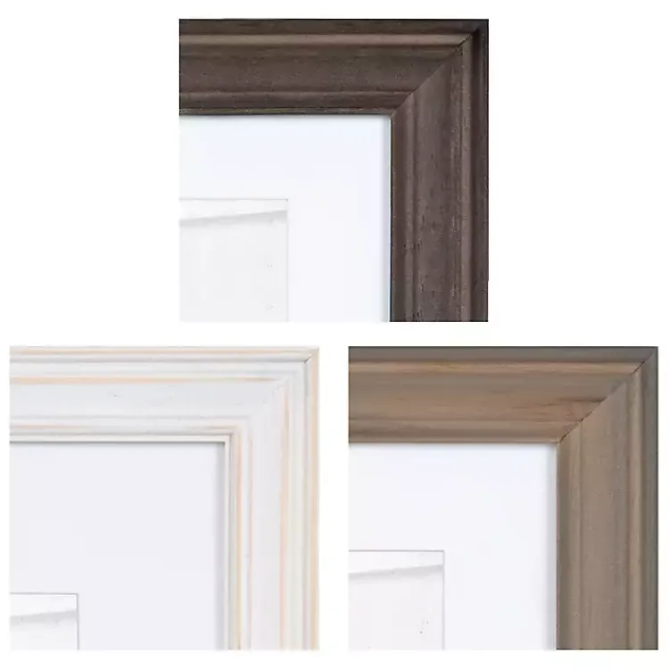 Kirklands Home Brown and Gray 10-pc. Gallery Wall Frame Set Outlet