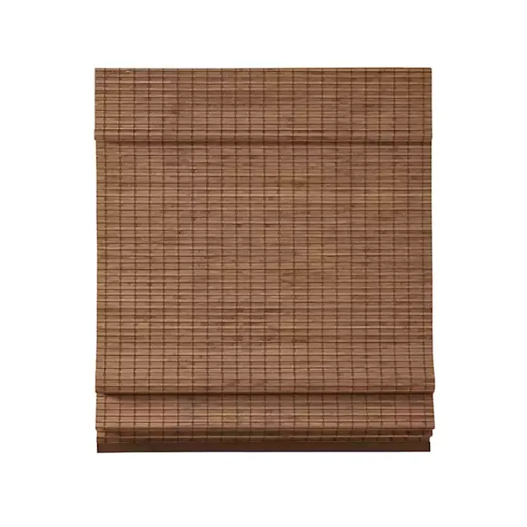 Kirklands Home Bamboo Light Filtering Roman Shade, 33 in. Brown Online