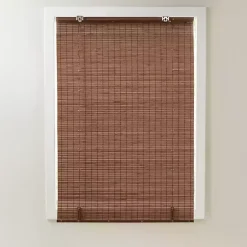 Kirklands Home Bamboo Light Filtering Roman Shade, 33 in. Brown Online