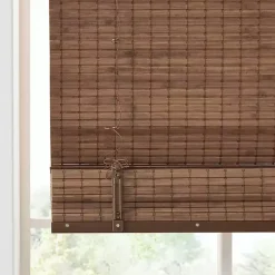 Kirklands Home Bamboo Light Filtering Roman Shade, 33 in. Brown Online