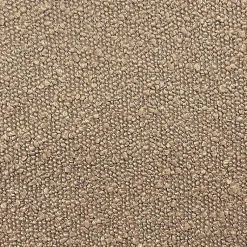 Kirklands Home Boucle Upholstered Metal Frame Bench Brown New