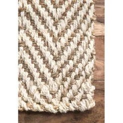 Kirklands Home Brown Chevron Valen Area Rug, 8x10