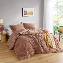 Kirklands Home Quilted Teddy 2-pc. Twin Comforter Set Brown Online