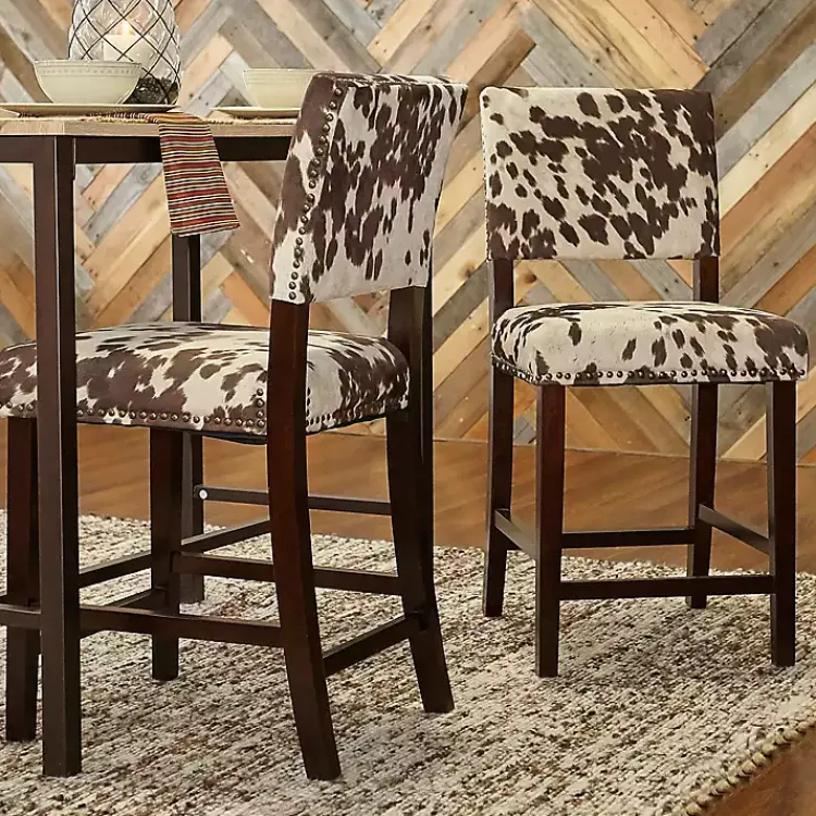 Kirklands Home Udder Madness Counter Stool Brown Best