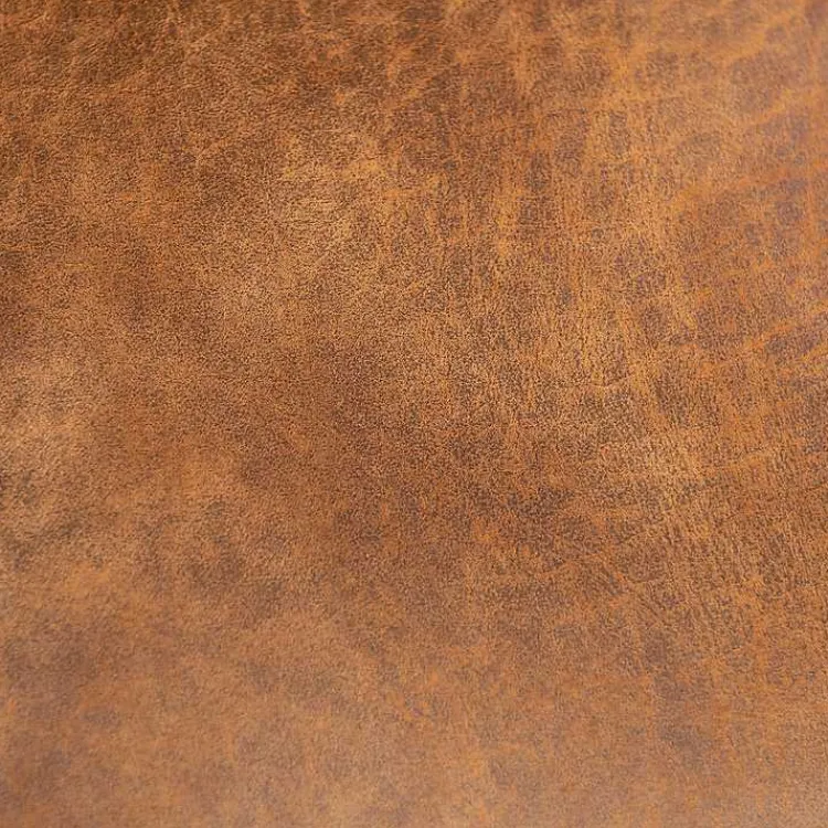 Kirklands Home Wyatt Faux Leather Swivel Office Chair Brown Best