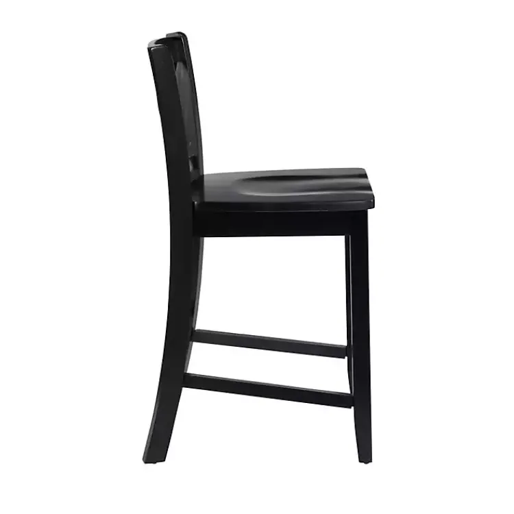Kirklands Home Carter X-Back Counter Stool Black Outlet