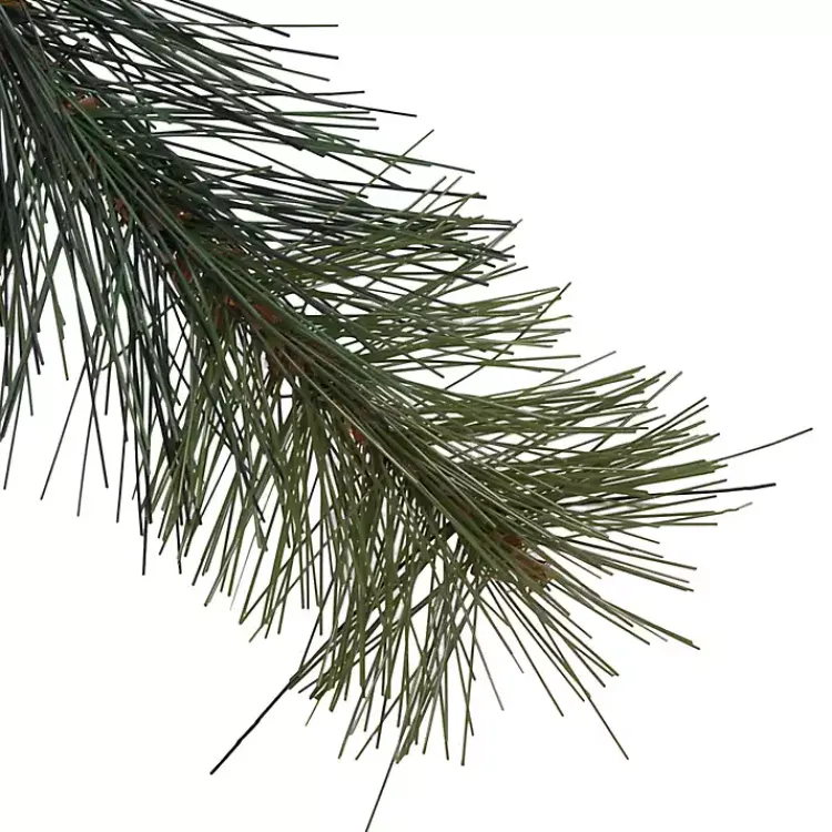 Christmas Arrangements & Garland>Kirklands Home Cashmere Pine LED Garland Green