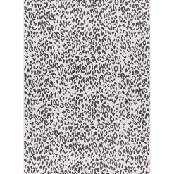 Kirklands Home Cauli Leopard Print Outdoor Rug, 4x5 Black Sale
