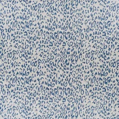 Kirklands Home Cauli Leopard Print Outdoor Rug, 6x6 Blue