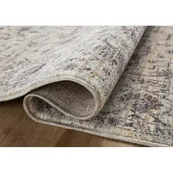 Kirklands Home Charcoal Sorrento Medallion Area Rug, 7x10 Gray Discount