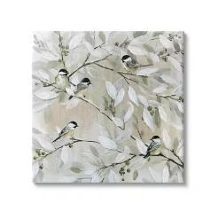Kirklands Home Chickadee Birds on Branch Canvas Art Print, 30x30 Online