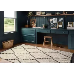 Kirklands Home Chris Loves Julia x Loloi Alice Cream Runner, 2x4 New