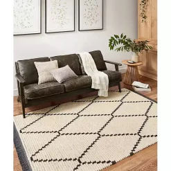 Kirklands Home Chris Loves Julia x Loloi Alice Cream Runner, 2x4 New