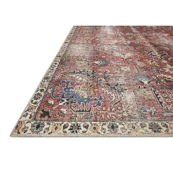 Kirklands Home Chris Loves Julia x Loloi Jules Merlot Rug, 2x9 Online