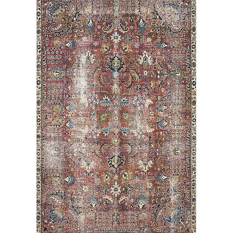 Kirklands Home Chris Loves Julia x Loloi Jules Merlot Rug, 7x9 Best
